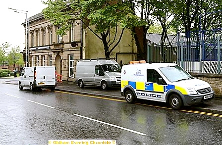 THE NatWest branch in Middleton Road, Westwood, where raiders struck yesterday