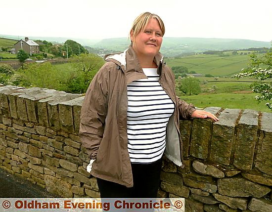 VOICE of the people: newly-elected Saddleworth North councillor Nikki Kirkham