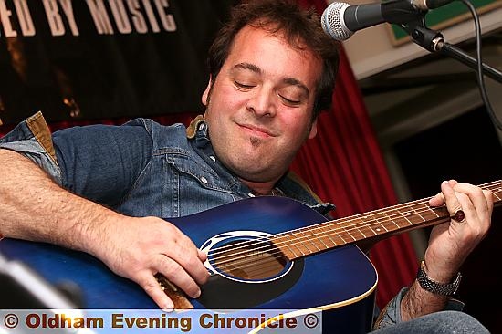 Tod Sharpville of duo Dani Wilde and Todd Sharpville, played to a packed house at Diggle band club during the event