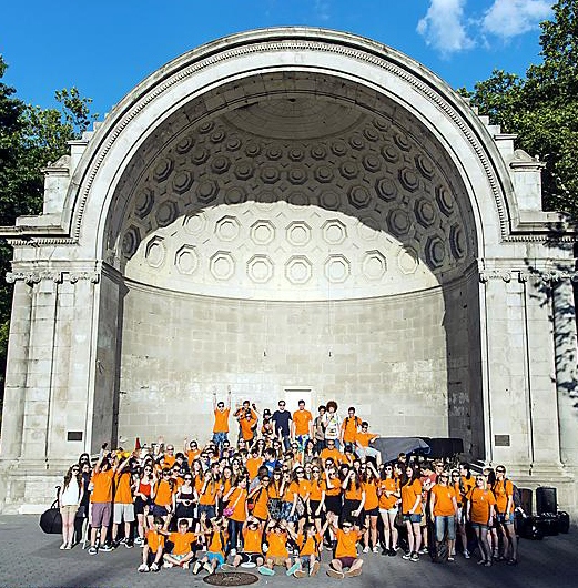 Oldham Music Centre Youth Orchestra on Tour after Concerts in Central Park America