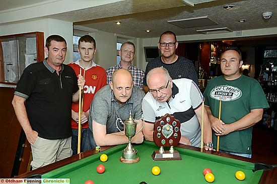 The pool team at the White Hart, Royton