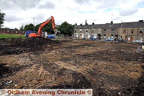LAND behind the former Mathias Pilling sheltered housing site in Shaw has been cleared ready for development.