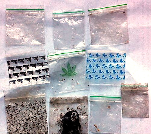 ROYTON residents slammed public drug users. These empty bags were found in a local park
