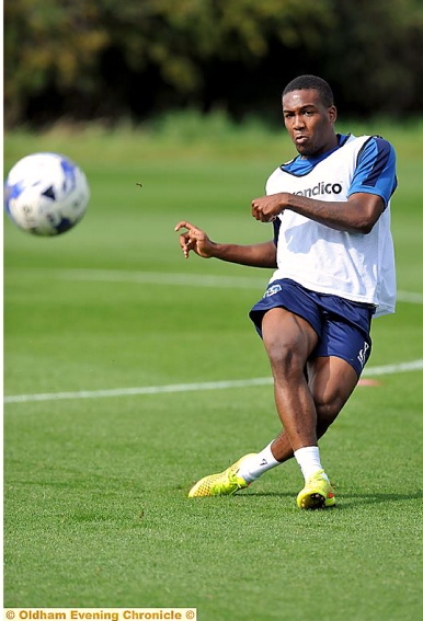 EYE ON THE BALL: Dominic Poleon is convinced he can make an impact.
