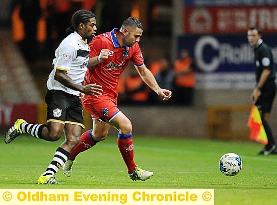 GETTING STRONGER . . . Michael Higdon will be even more effective as he gets game time under his belt, says David Dunn.
