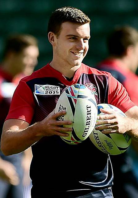 WORLD CUP OVER . . . George Ford.