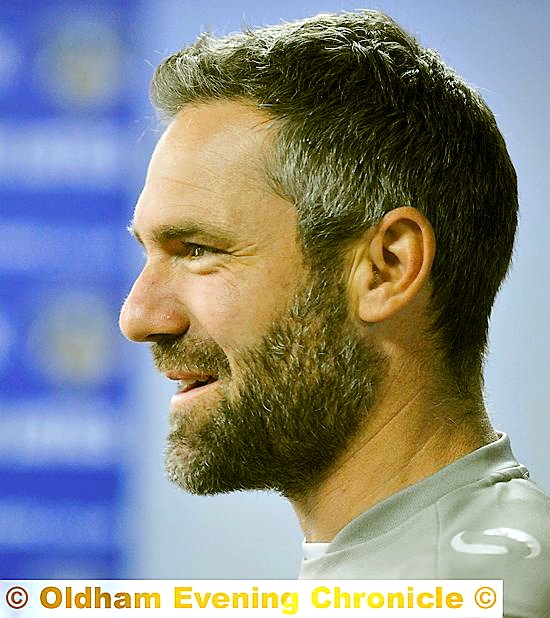 AT THE HELM . . . David Dunn has been handed the Athletic managerial reins on a permanent basis. 
