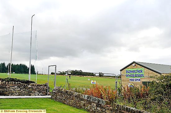 CONDITIONS not met . . . Grains Bar driving range opened without measures fully in place to stop stray golf balls