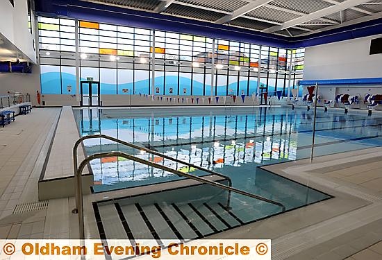 Tour of new Oldham Leisure Centre. PHOTO BY DARREN ROBINSON.
