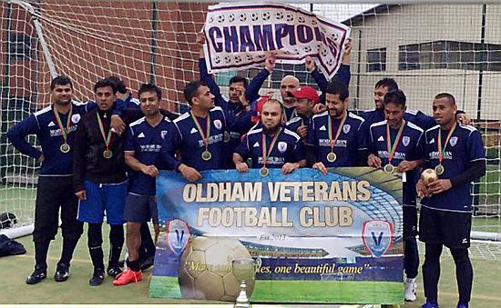 Oldham Veterans Football Club, following on from their recent success.