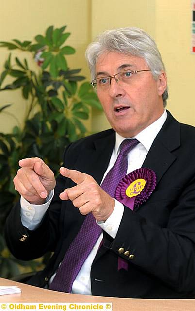 Oldham West and Royton By Election UKIP Candidate John Bickley