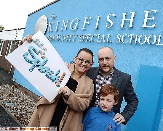 Kingfisher School, Chadderton raising money for the swimming pool. 