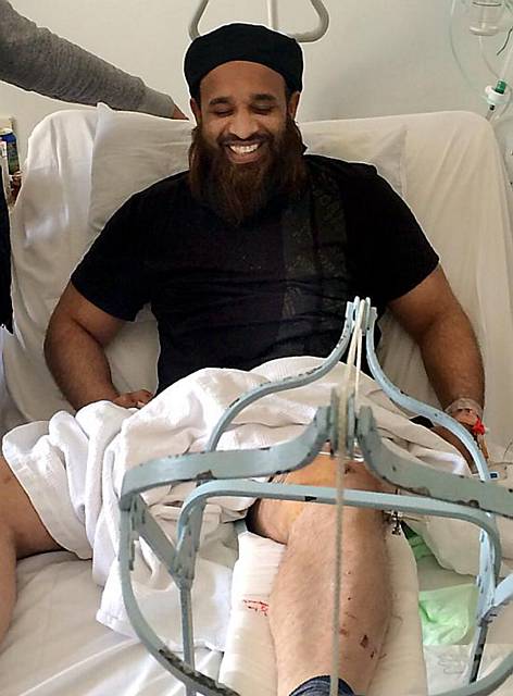 Qari Mohammed Bilal went to Lesbos, Greece, to give a proper Islamic burial for dead refugees/children. he helped build a cemetery there for Muslims - but was involved in a car accident just hours before his flight. He was then flown over to the UK, now he's recovering in Salford Royal Hospital.