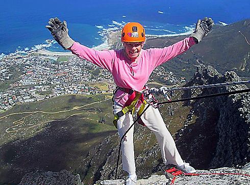 Pamela Henthorn at Table Mountain