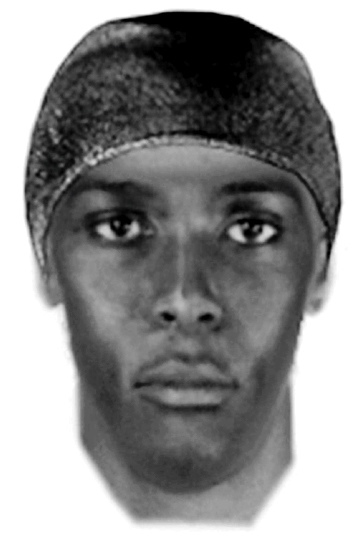 Police have issued an e-fit after an elderly couple were violently assaulted by intruders brandishing a machete.