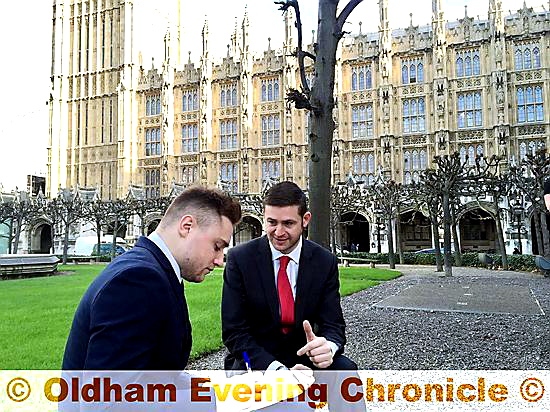 DAY in the life . . . our Alex interviews Jim at Westminster