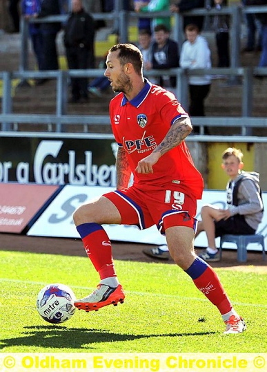 Rhys Murphy . . . the forward could be heading back to Crawley permanently.