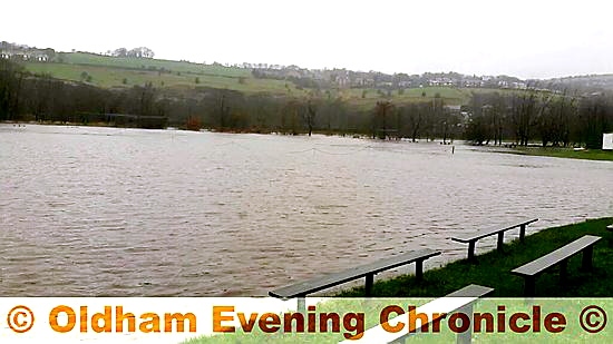 The ground on Boxing Day after the Day of the Floods