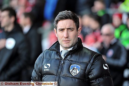 BREAK THE MOULD: and become winners says Athletic boss Lee Johnson.