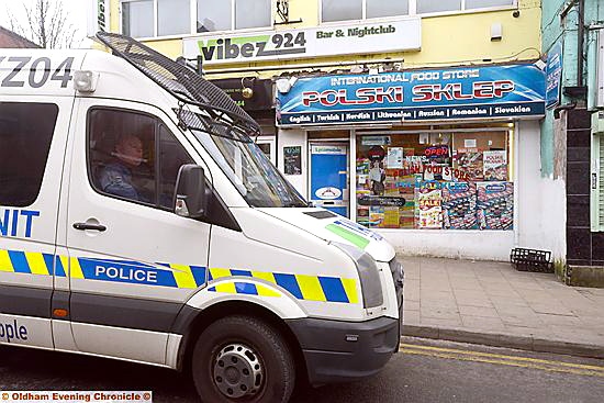POLICE and trading standards officers raided this Yorkshire Street shop.