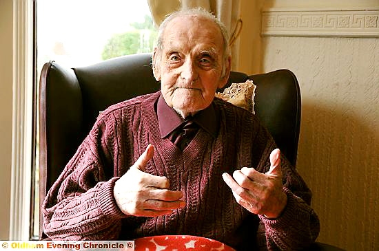 Joseph Kershaw celebrates his 100th birthday today