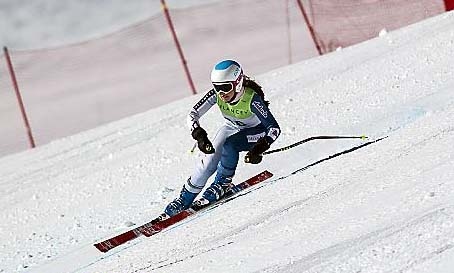 SKI SHOW: Erika Heginbotham is competing in the Delancey British National Alpine Ski Championships today.
