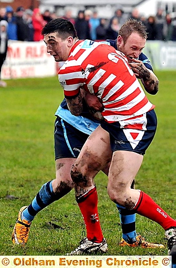 JOSH JOHNSON . . . his contribution at the weekend underlined the value of the link-up with Huddersfield Giants.