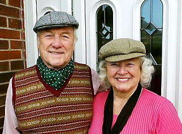 FLAT cap optional ... Lawrence and Audrey Perrins of the Saddleworth and District Ferret Breeders and Turnip Growers Association (Affiliated)