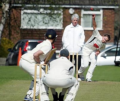 ON THE MONEY: Heywood bowler Kate Cross took three wickets on her debut for the first team against Clifton. 