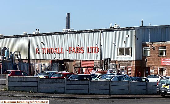 TRAGIC . . . a warehouse worker was crushed to death