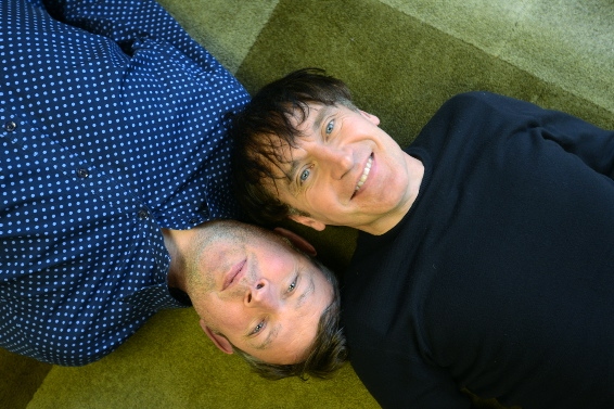 TAKING things easier: the Inspirals’ Steve Holt (left) and Graham Lambert