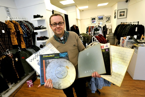 MICK HARWOOD: the man behind Oldham’s first record store in years