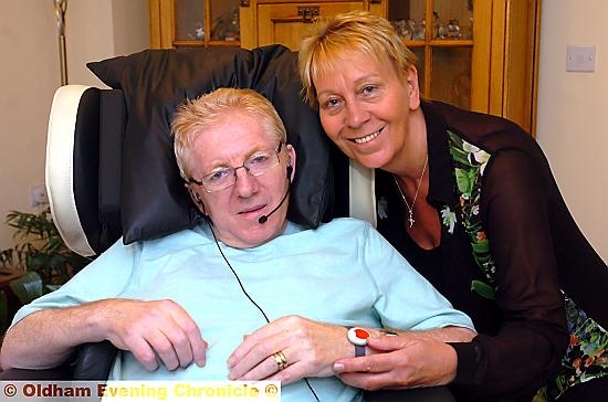 £1m PLEDGE: Angela and her late husband Eric
