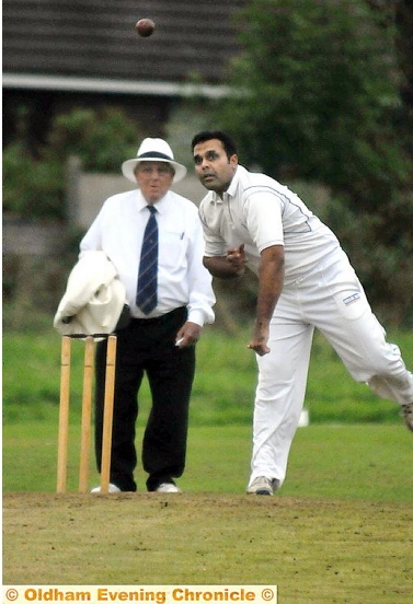 REHAN RAFIQ proved to be a superb deputy professional for Werneth at Middleton on Sunday.