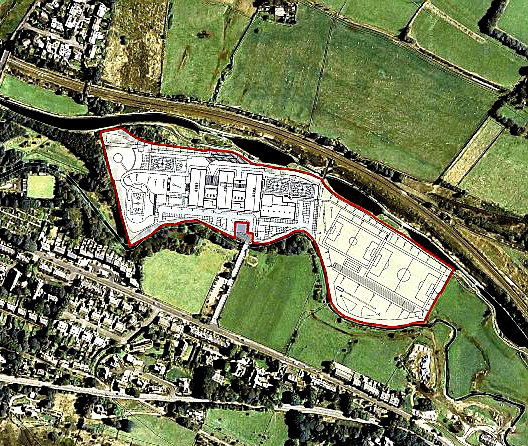 Saddleworth School - the tract of land to be occupied by the new school