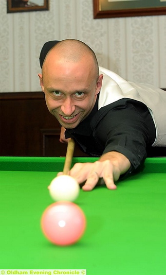 I’M COMING TO GET YOU: Michael Wild will be rubbing shoulders with the likes of new world champion Stuart Bingham. Picture by Vincent Brown.