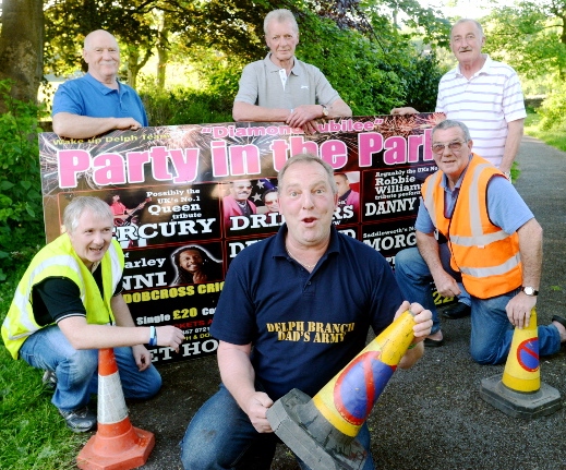 PICTURED (back row, from the left): Joe McGladdery, Tony Buckley and Dave Broadbent. Front: Richard Longley, Dave Runacre and Bernard Preston. Not on the picture are volunteers Alan Cave and Paul Elkins.