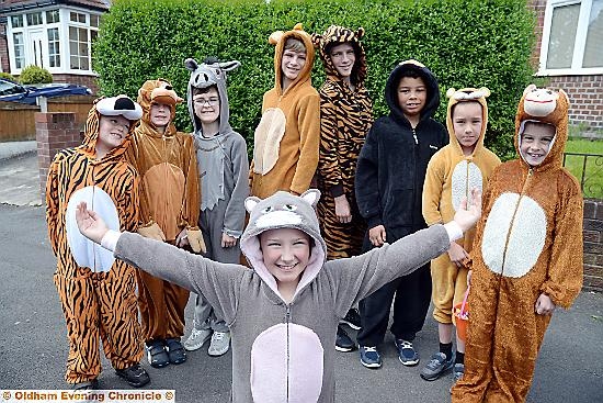 248 Beavers Cubs and Scouts from Hope Methodist Failsworth in their jungle book onesies

