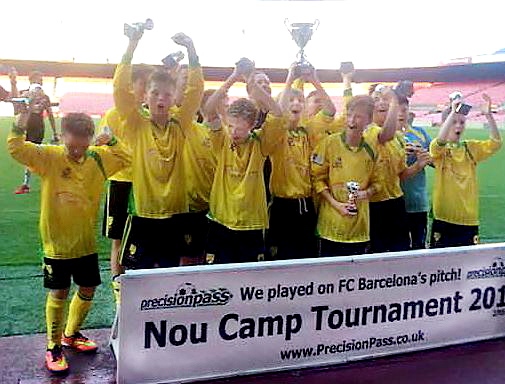 We came, we played, we conquered: Chaddy Park boys at the Nou Camp