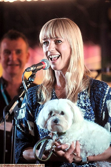 Sara - and her dog Beano - introduce the band