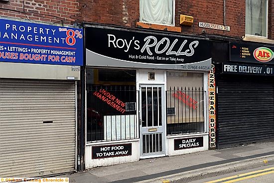 Roy's Rolls cafe in Huddersfield