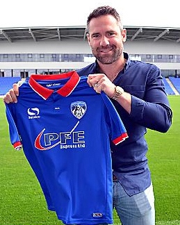 PLAYER PLEDGE . . . David Dunn has vowed to make a positive impression in an Oldham Athletic shirt.