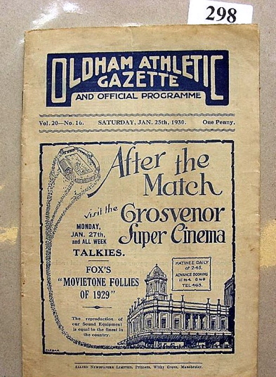 THE 1930 programme