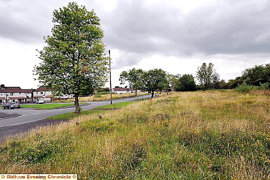 NEW homes on the way . . . land on Whitebank Road, Limeside, is one of six sites earmarked for housing