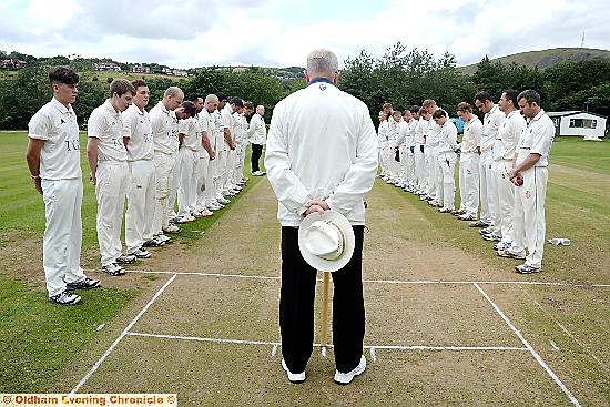 A MINUTE’S silence was held before the Tanner Cup final in honour of Danny Hare, a former Saddleworth player, treasurer and chairman of the cricket section, who died recently.