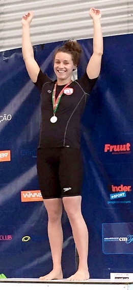 Jessica Fullalove took gold medals in Portugal