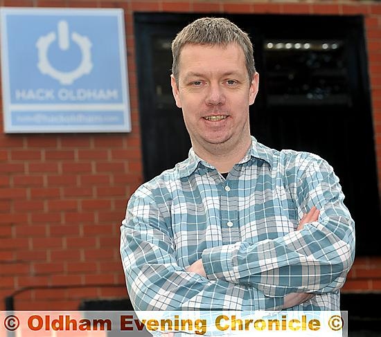 Andy Powell: “I want to really promote science, technology, engineering and maths-related work in Oldham.”
