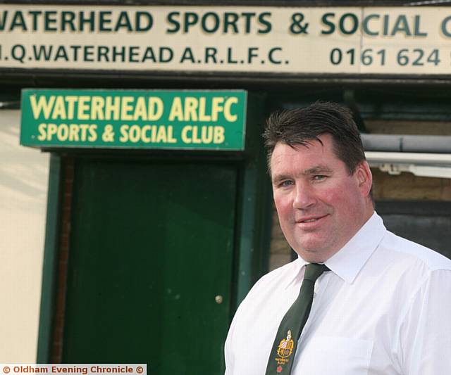 MAKING PLANS . . . new club chairman of Waterhead Warriors, Tommy Howe