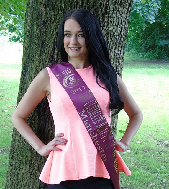 Claire Renton was selected to represent the city at the Ultimate Beauty of the World Pageant, in Northern Ireland, next April.