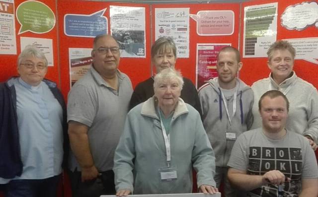 The OL1-Oldham team who have been nominated for a Pride award